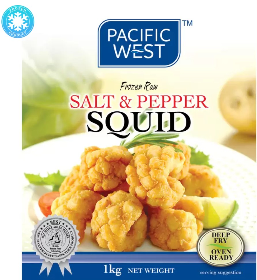 Pacific West Salt and Pepper Squid, 1kg